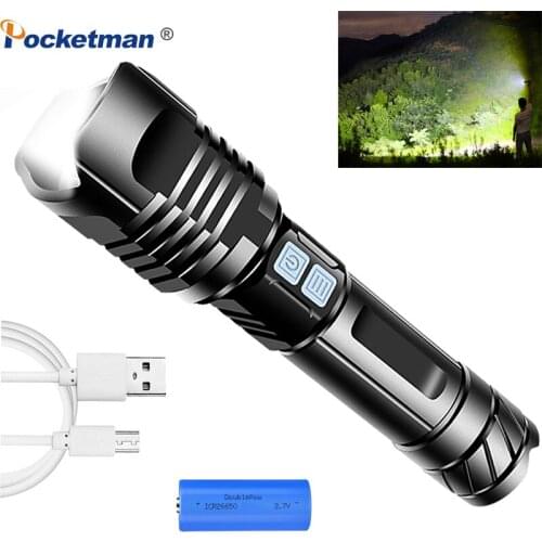 Super XHP100 Most Powerful LED Flashlight USB Rechargeable LED Torch XHP90 Tactical Flashlight XHP50 Hand Lamp 18650 Flash Light