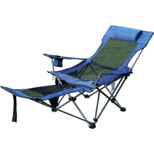 Outdoor Folding Chair Portable Ultra Light Beach Fishing Stool Car Retractable Harness Armchair