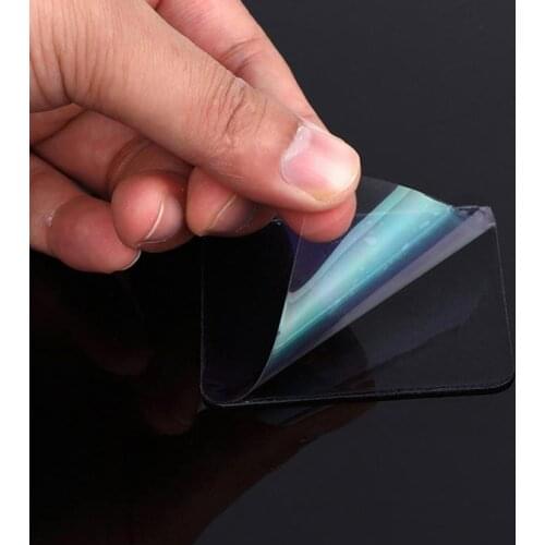 10 Pcs/bag waterproof Double Side 6*6cm Super strong Sticky Double-sided Seamless Transparent Tape PVC Transparent