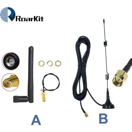 2.4GHz 3dBi WiFi 2.4g Antenna Aerial Wireless Router+ 17cm PCI U.FL IPX to RP SMA Male Pigtail Cable CC2531 CC2540 ESP8266 ESP32