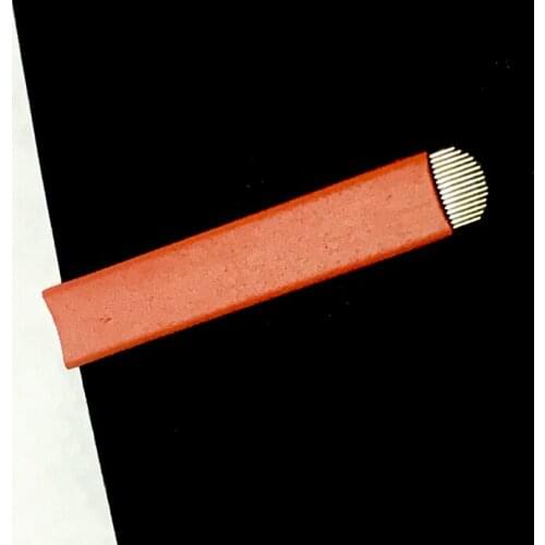 200 Pcs 0.20mm microblading needles 15 pin u shape Permanent Makeup By Free Shipping