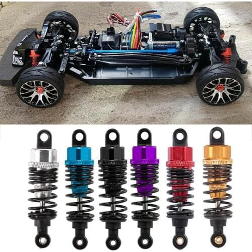 4 X Alloy Rc 1/10 Adjustable Shock Absorber 55mm For Tamiya Tt-02 Tt-02d M-05 M-06 DIY RC Toy Accessories