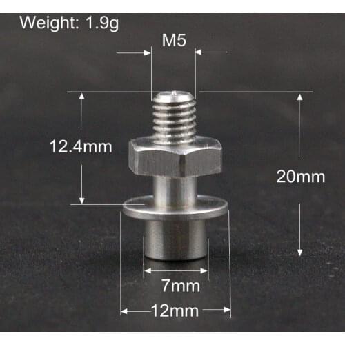 FATJAY 2PCS/lot RC 1.5mm prop adapter M5 ultra light 1.9g weight for 1.5 diameter shaft motors radio control drones