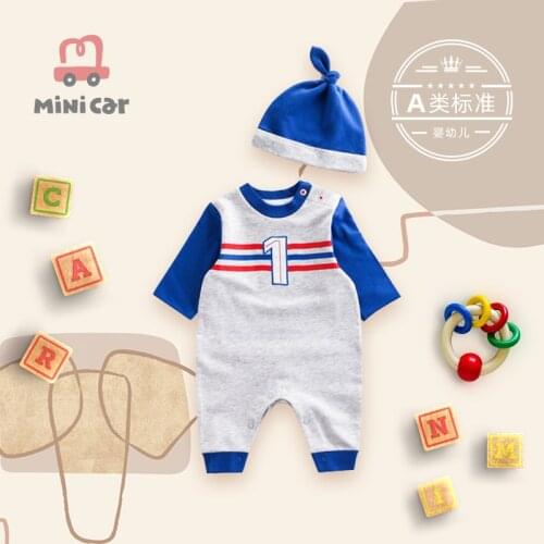Baby one piece clothes male baby spring and autumn clothes