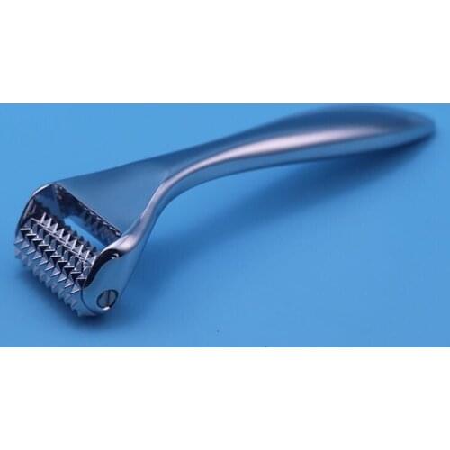 Zinc Alloy Derma Roller Painless Micropin Skincare Facial Manual Massager Skin Cleaner Beauty Tool Device Wrinkle Remover