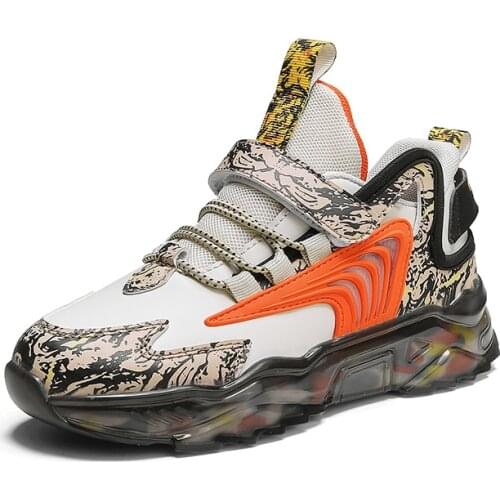 Sport Children Shoes For Kids Sneakers Kids Casual Shoes Boys Sneakers Girls Shoes Leather Anti-slippery TPR Fashion Running