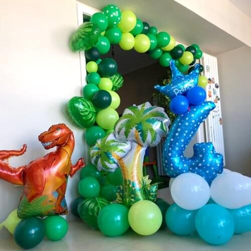 Dinosaur party Balloons Animal Jungle Safari Party Balloons Dinosaur Birthday Party Decor Kids Adult Birthday Helium Air Ballons