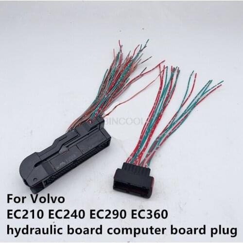 FOR Volvo EC210 EC240 EC290 EC360 hydraulic board computer board plug high quality excavator accessories free mail