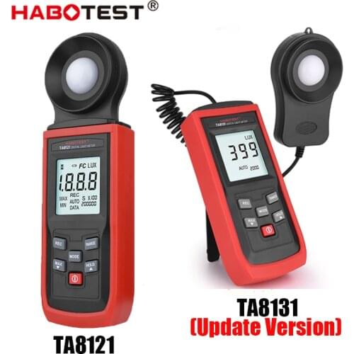 HABOTEST Digital Illuminometer High Precision Professional Lux Light Meter 0-100000lux Range FC Photometer Tester