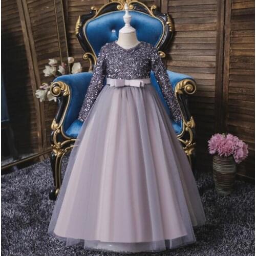 Retail Childrens Party Dress 2017 New Hot Kids For Girls Kids Communion Clothes Girls Dresses free shipping