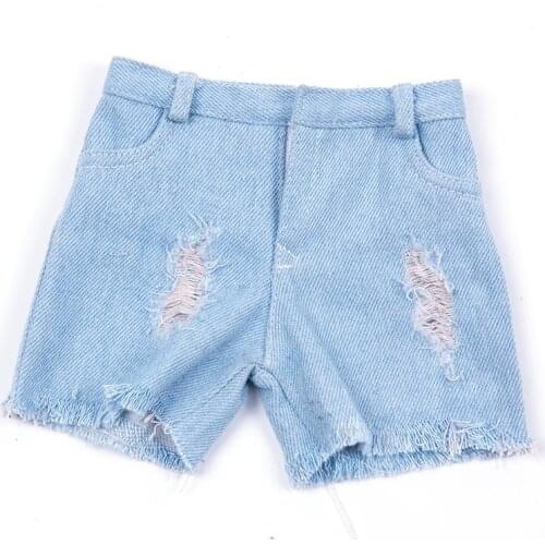1/4 1/3 Scale BJD Clothes Doll Accessories Fashion Ripped Denim Shorts for BJD/SD MSD SD13 SSDF Uncle.Doll Not Included C0765