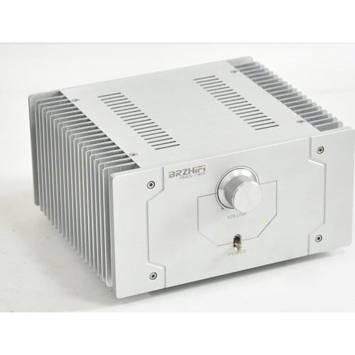 BRZHIFI Wholesale Price Hood 1969 Class A Aluminum Audio Power Amplifier with FET 1969-2020 Tube Amplifier Stereo Sound Quality
