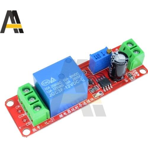 NE555 DK555 Timer Switch Adjustable Disconnect Module 0~10S Time delay relay Module DC 12V Delay relay shield