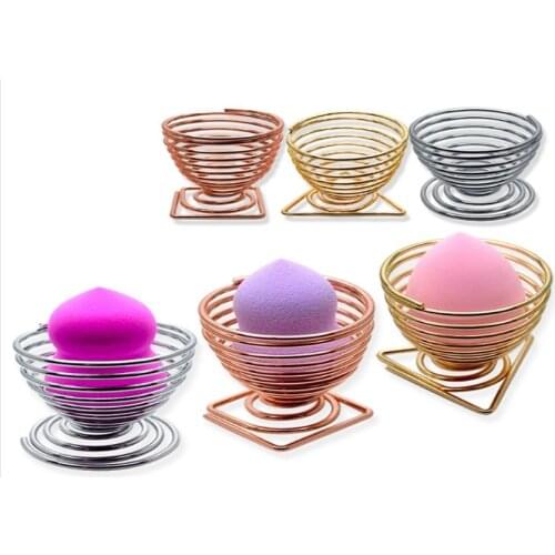 340pcs/lot Makeup Puff Rack Sponge Holder Beauty Makeup Powder Puff Storage Rack Drying Stand Holders 3 colors
