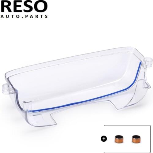 RESO-Clear Transparent Cam Cover Turbo Cam Pulley Clear Cover For 92-05 Toyota Supra 2JZ 2JZGTE Lexus 3.0L