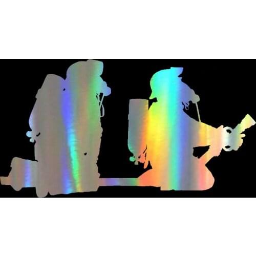 Car Sticker 3D 17.2*9.1CM Cartoon FIREFIGHTER HOSEPIPE FIRE Car Sticker Motorcycle Car Vinyl Laser Car Styling