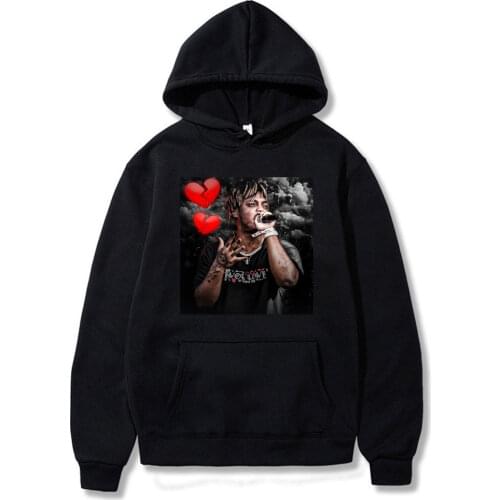 Rapper Juice Wrld Hoodies Men Women Hip Hop Sweatshirts Streetwear Fashion Hoodies Popular Hooded Pullovers Rip Juice Wrld Hoody