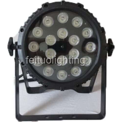 High Brightness Outdoor Led Par Light DMX 18x18w RGBWA UV 6in1 Led Water Proof Par Light Dj Club Wedding Uplighting IP65 Led Par