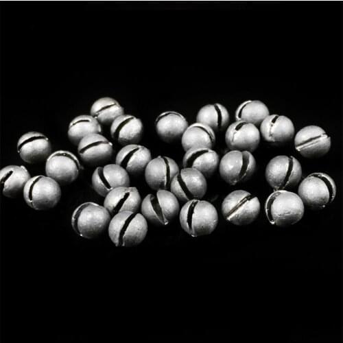 100pcs Fishing Bead Set 0.3g Round Counterweight Pendant Fishing Accessories