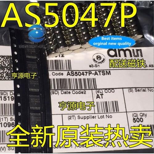 2PCS AS5047P-ATSM TSSOP14 AS5047 AS5047P in stock 100% new and original
