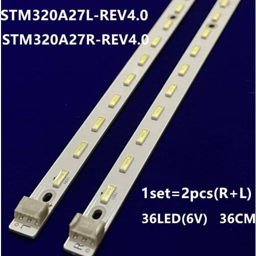 36CM LED backlight strip for TH-L32X30C LE32HWB STM320A27R-REV4 STM320A27L-REV4 36LED 6v/led