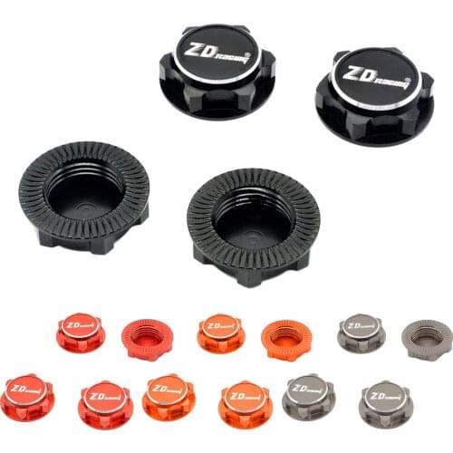 4x 17mm Hex Wheel Nuts Mount Cap For 1/8 RC Car Truck Spare Parts Upgrade