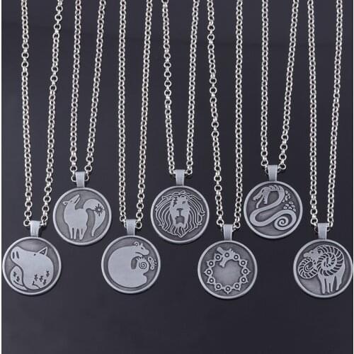 Anime Seven Deadly Sins Necklace Nanatsu No Taizai Meliodas Diane Escanor Merlin Ban King Gowther Pendant Necklace Jewelry