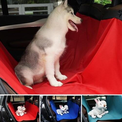 Trunk Pet Mat Back Seat Cover Protector Car Dog Mats Pet Carrier Waterproof Back Seat Mat Wear-resistant Oxford Cloth Cushion