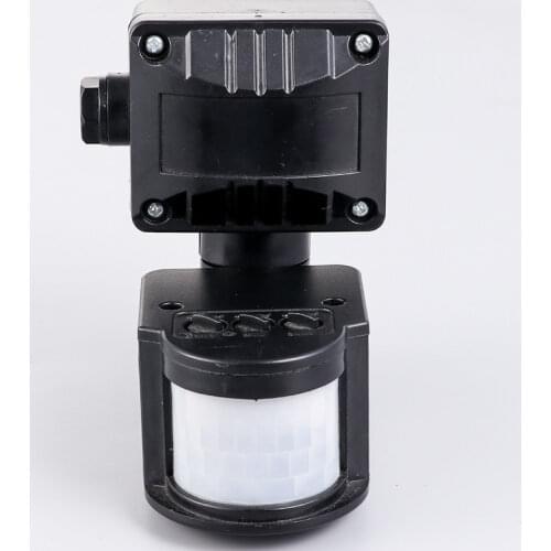 Newest AC 220v DC12V 24V 180 Degree Outdoor IP44 Security PIR Infrared Motion Sensor Detector Movement Switch Max 12m 50/60Hz