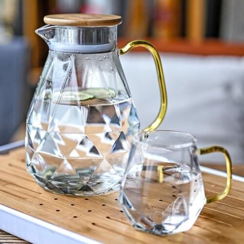 Good clear borosilicate glass teapot advocate filter heat-resistant loose leaf tea kettle pot tool set tea infuser tea pot