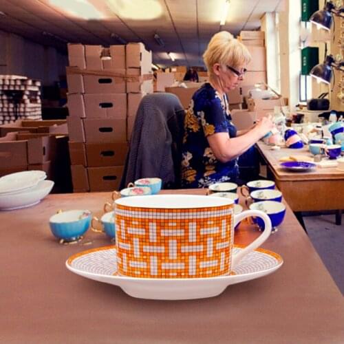 Classic European Porcelain Espresso Cups And Saucers Personalised Coffee Cup Afternoon Tea Set Home Kitchen Plates With Gift Box