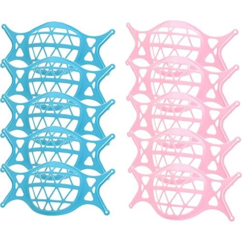 Hot 10PCS 3D Mask Bracket Silicone Stereo Inner Support Flexible Mask Frame for Protecting Makeup More Breathing Space s