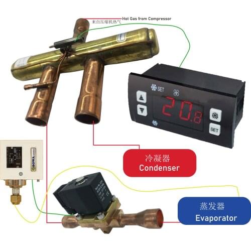 4.5MPa coolant solenoid valves is installed before throttle valves to switch on/off refrigerant flow to evaporator in VRF system