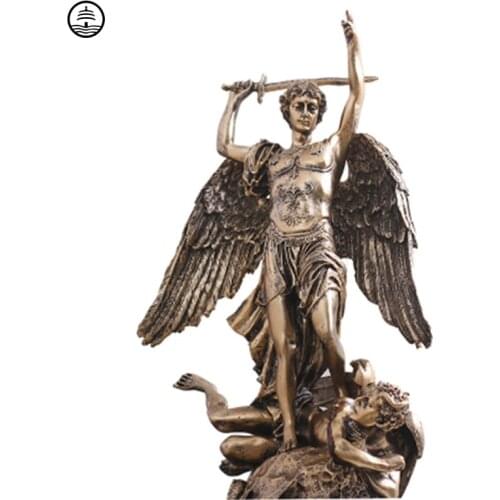 Greek Mythology Fair Justice Ancient Hermer Resin Art&Craft Retro Statue Figure Home Decor Court Law Firm Decoration Gifts A563