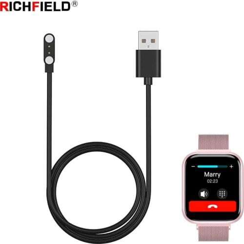 USB Magnetic Charging Cable 2pin 4mm For T99S T70 T55 T85 T80 T80S T80 Pro 99% Universal Smart Watch Strong Fast Charge Line