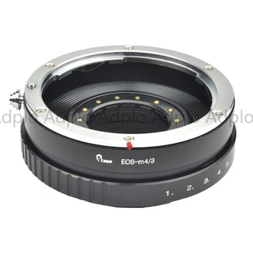 Built-In Aperture Control Lens Adapter Suit For Canon EF Lens to Suit for Micro Four Thirds 4/3 Camera