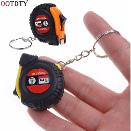 Mini 1m Retractable Tape Measure Ruler Portable Pull Ruler Keychain Retractable Ruler Heart-shaped Tape Measure