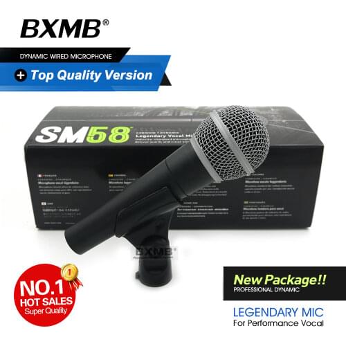New Package!! Top Quality SM58LC Professional Dynamic Wired Microphone with Real Transformer For Performance Live Vocals Karaoke