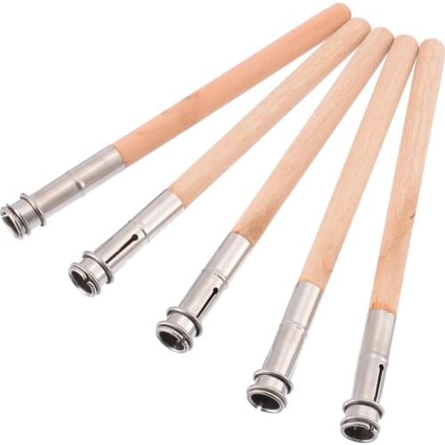 5pcs/lot Adjustable Wood Pencil Lengthen Pencil Extender Holder Art Sketch Writing Tools Lengthening Bar Pencils Supply