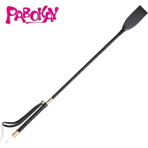 60/54/45/30CM whip PU leather whip flirting SM sex toys suitable for adult female role-playing SM products