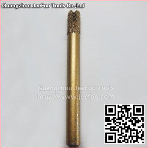 A14-6*6*12mm Flat Bottom Diamond CNC Milling Cutter Tool for Marble Stone Cutting Tools