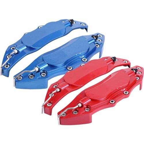 2pcs Car Aluminum Brake Caliper Cover Auto Styling Protector Cover for Wheel Hub Medium