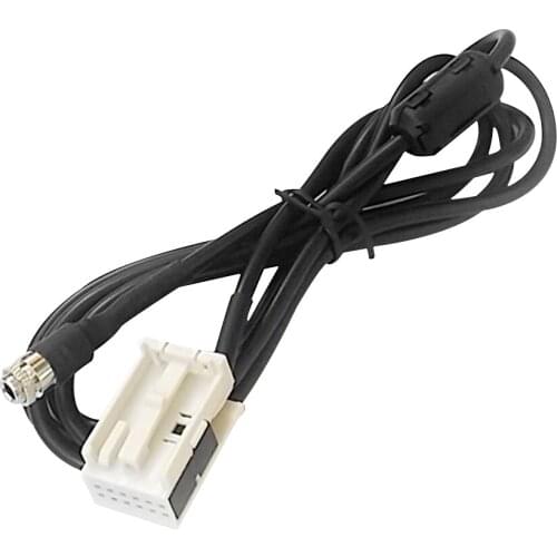 For Volkswagen Skoda RCD210 RCD300 RCD310 RNS300 RNS310 MFD2 Car AUX Audio Cable Shielded Wire Female Jack Replacement