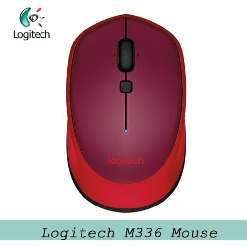 Original Logitech M336 Wireless Bluetooth Mouse with Colorful 1000 dpi for Windows 7/8/10,Mac OS X 10.8,Chrome OS,Android 3.2