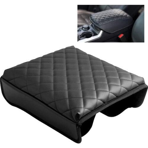 Center Console Cover PU Leather Armrest Mat Covers Cushion For Ford Explorer Vehicle Protective Auto Car Styling Interior 2021