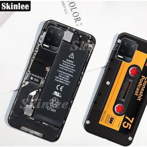 Skinlee For Realme 8 Pro Case Soft All Protection Retro Camera Pattern Gamepad For Realme Narzo 30 5G Phone Cover