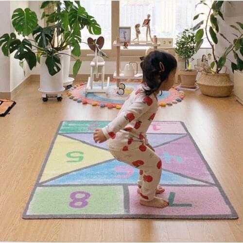 Kids Play Rug Puzzle Childrens Mat Tapete Infantil Baby Room Crawling Pad Folding Mat Baby Durable Woven Anti Slip Floor Carpet