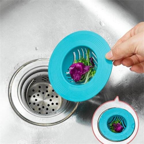 1PC Anti-Clogging Bathroom Hair Filter Kitchen Sink Floor Drain Cover