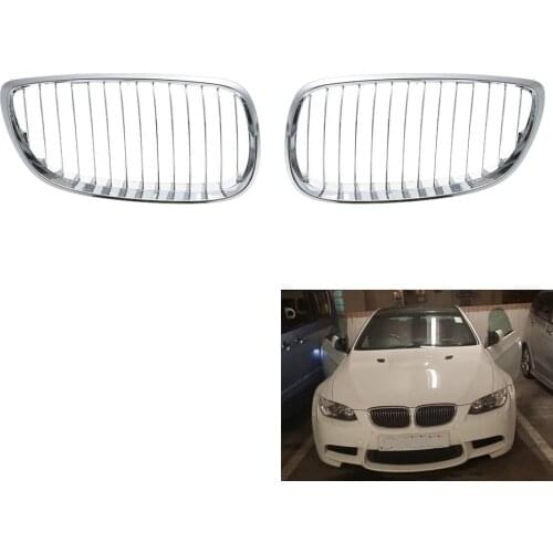 Chrome Plated Kidney Grill Grille for BMW E92 E93 3 Series Coupe Cabriolet 06-09