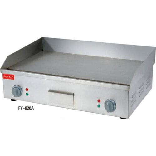 220V/110V Flat Griddles Stainless Steel Flat Toaster Electric Grilling Machine Fried Pans FY-820A